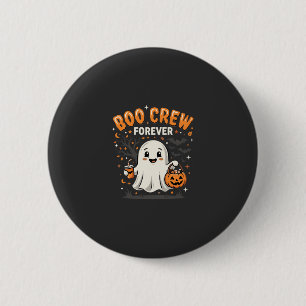 Boo Crew Forever Halloween Ghost Design_1 6 Cm Round Badge