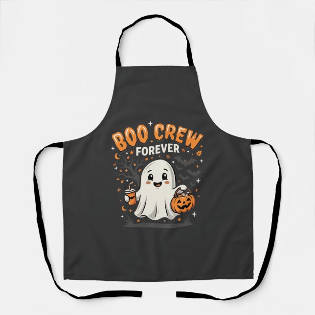 Boo Crew Forever Halloween Ghost Design_1 Apron (Front)