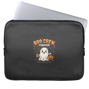 Boo Crew Forever Halloween Ghost Design_1 Laptop Sleeve