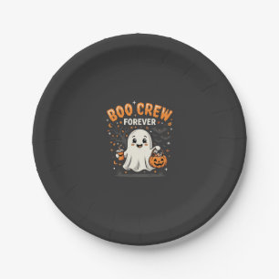 Boo Crew Forever Halloween Ghost Design_1 Paper Plate