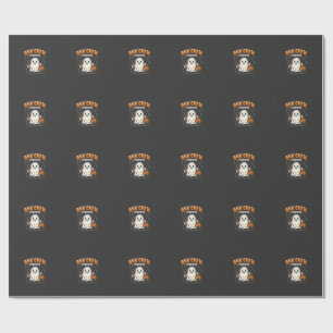 Boo Crew Forever Halloween Ghost Design_1 Wrapping Paper