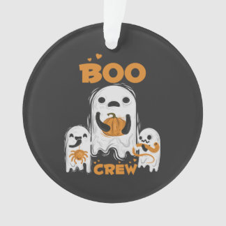 Boo Crew Ghost Halloween Acrylic Ornament