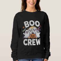Boo Crew Ghosts Pumpkin Spooky Halloween Squad