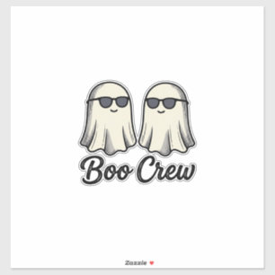 Boo Crew Ghosts Vintage Halloween Shirt Design_1