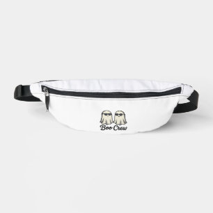 Boo Crew Ghosts Vintage Halloween Shirt Design_1 Bum Bags