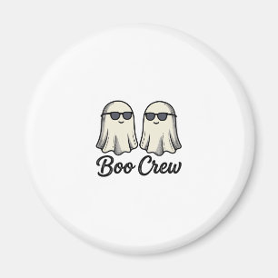 Boo Crew Ghosts Vintage Halloween Shirt Design_1 Magnet