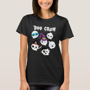 BOO CREW  Halloween Cute Ghosts Costume Girls Boys T-Shirt