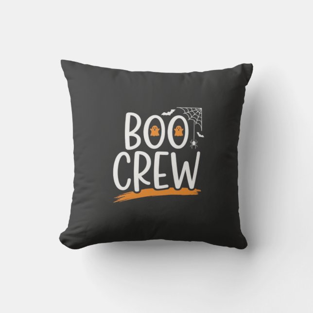 Boo Crew Halloween Ghost Design_1 Cushion (Front)