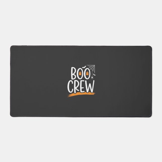 Boo Crew Halloween Ghost Design_1 Desk Mat (Front)