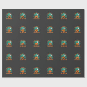 Boo Crew Halloween Ghost Pumpkin Design_1 Wrapping Paper