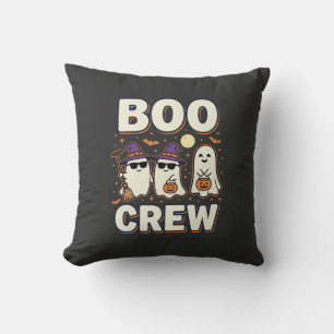 Boo Crew Halloween Ghosts Vector Design_1 Cushion
