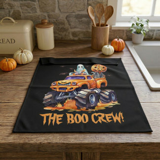 Boo Crew Halloween Kitchen Towel
