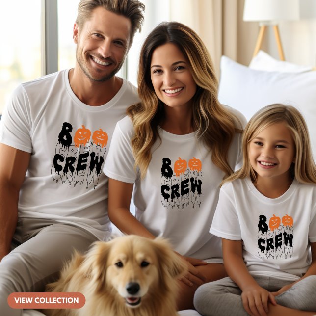 Boo Crew Halloween Matching Family Girls T-Shirt (Creator Uploaded)