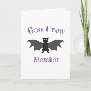 Boo Crew Member Halloween Card