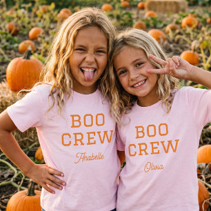Boo Crew Monogrammed Halloween T-Shirt