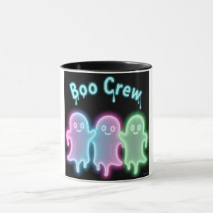 Boo Crew Neon Ghosts Halloween Mug