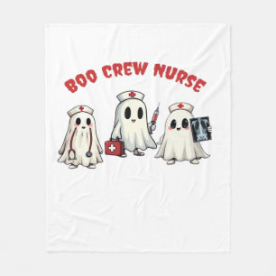 BOO CREW NURSE Essential T-Shirt Fleece Blanket