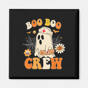 Boo Crew Nurse For Women Men Halloween Outfits Era Magnet
