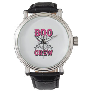 Boo Crew Nurse Ghost Halloween Vector Design_1 Watch