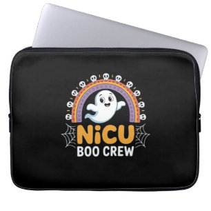 Boo Crew Nurse Halloween for Nurses Ghost Essentia Laptop Sleeve