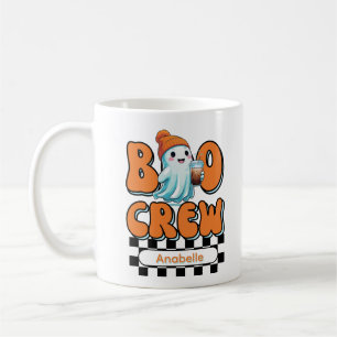 Boo Crew Orange Personalized Coffee Mug