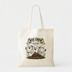 Boo Crew Personalised Family Halloween Tote Bag