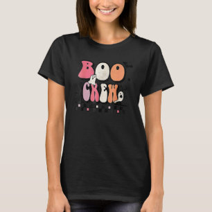 Boo Crew Retro Halloween Matching Family Group Nur T-Shirt