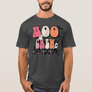 Boo Crew Retro Halloween Matching Family Group Nur T-Shirt