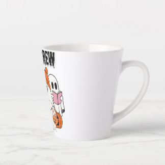 Boo Crew Shirt | Cute Ghost Squad Halloween  Latte Mug