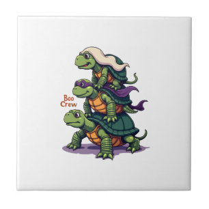 Boo Crew Turtle Ceramic Tile