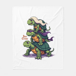 Boo Crew Turtle Fleece Blanket
