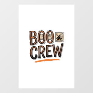 Boo Crew Vintage Halloween Engraving Shirt Design_