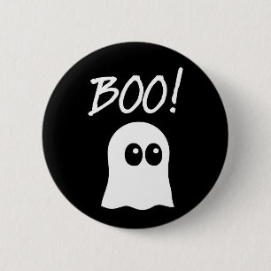 Boo ! Cute Ghost 6 Cm Round Badge