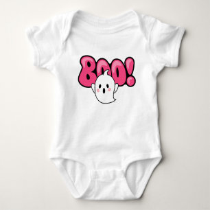 Boo Cute Ghost  Baby Bodysuit