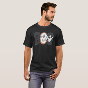 Boo Cute Halloween Ghosts Fun & Spooky T-Shirt