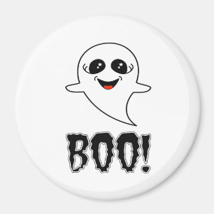 Boo! Cute Little Halloween By Lucas Retro Classic Magnet