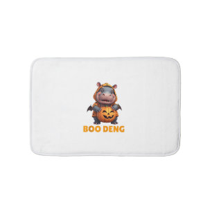 Boo Deng Tee Funny Moo Deng Costume Baby Hippo Hal Bath Mat