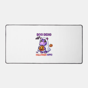 Boo Deng The Halloween Hippo Cute Bouncy Pig Costu Desk Mat