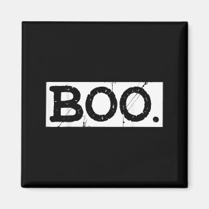 Boo distressed retro ghost halloween aesthetic magnet