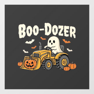 Boo-Dozer Halloween Ghost Bulldozer Design_1