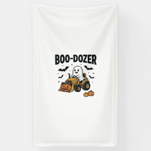 Boo-Dozer Halloween Ghost Bulldozer Design_1 Banner