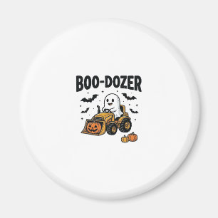 Boo-Dozer Halloween Ghost Bulldozer Design_1 Magnet