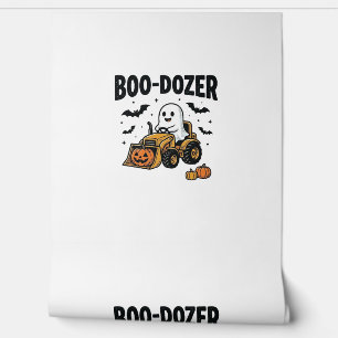 Boo-Dozer Halloween Ghost Bulldozer Design_1 Wallpaper