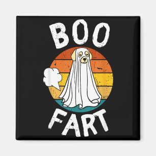 Boo Fart Dog Funny Cute Farting Labrador Ghost Magnet