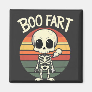 Boo fart Funny Spooky Pastel Ghost Goth Retro Magnet
