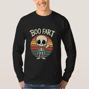 Boo fart Funny Spooky Pastel Ghost Goth Retro T-Shirt