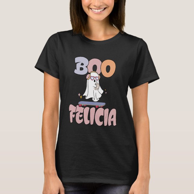 Boo Felicia Halloween Day T-Shirt (Front)