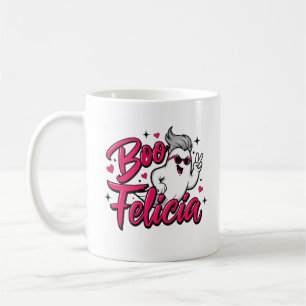 "Boo, Felicia" Sassy Halloween Ghost Coffee Mug