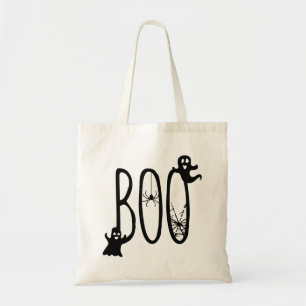 Boo Friendly Ghost Whimsical Spooky Halloween Tote Bag