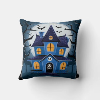 Boo funny cute happy Halloween  Cushion